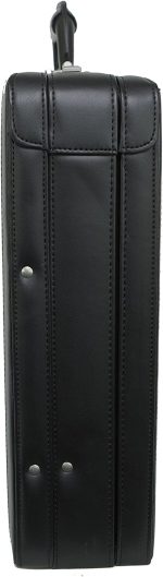 Alpine Swiss Mens Expandable Leather Attache Briefcase Dual Combination Locks - Image 5